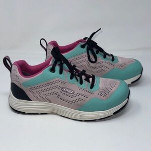 Keen Utility Sparta 2 Women's Aqua and Magenta Athletic Work Safety Shoes